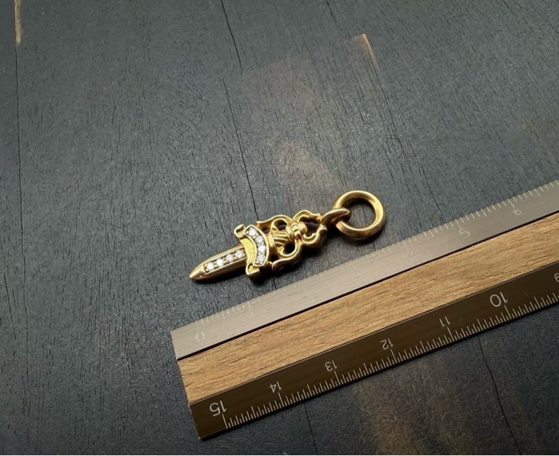 Chrome Hearts 22K 白鑽匕首-4