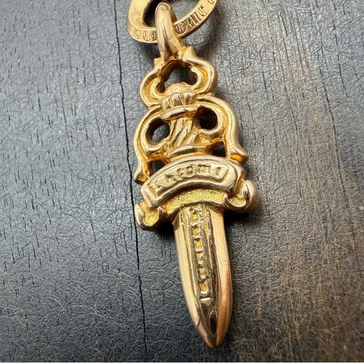 Chrome Hearts 22K 白鑽匕首-6
