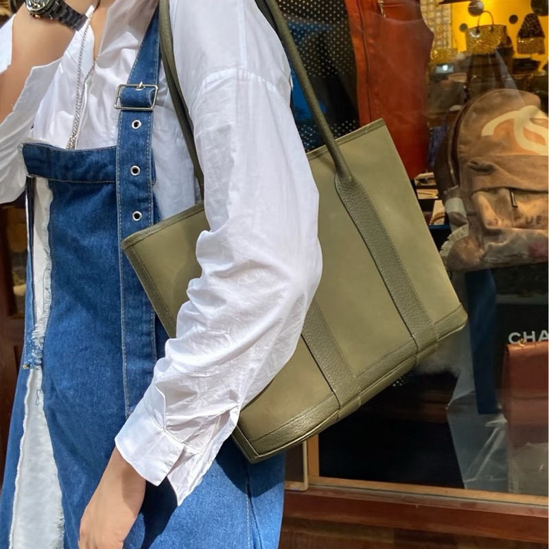 Hermès Garden Party 30 M刻|稀有軍綠色太美了😭-1