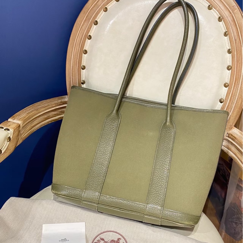 Hermès Garden Party 30 M刻|稀有軍綠色太美了😭-2