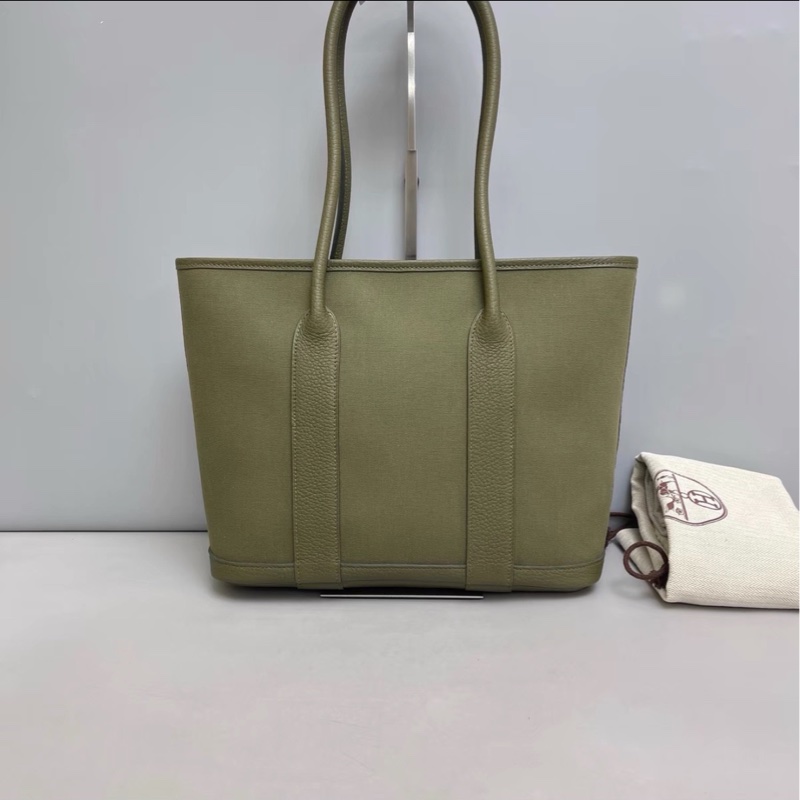 Hermès Garden Party 30 M刻|稀有軍綠色太美了😭-4
