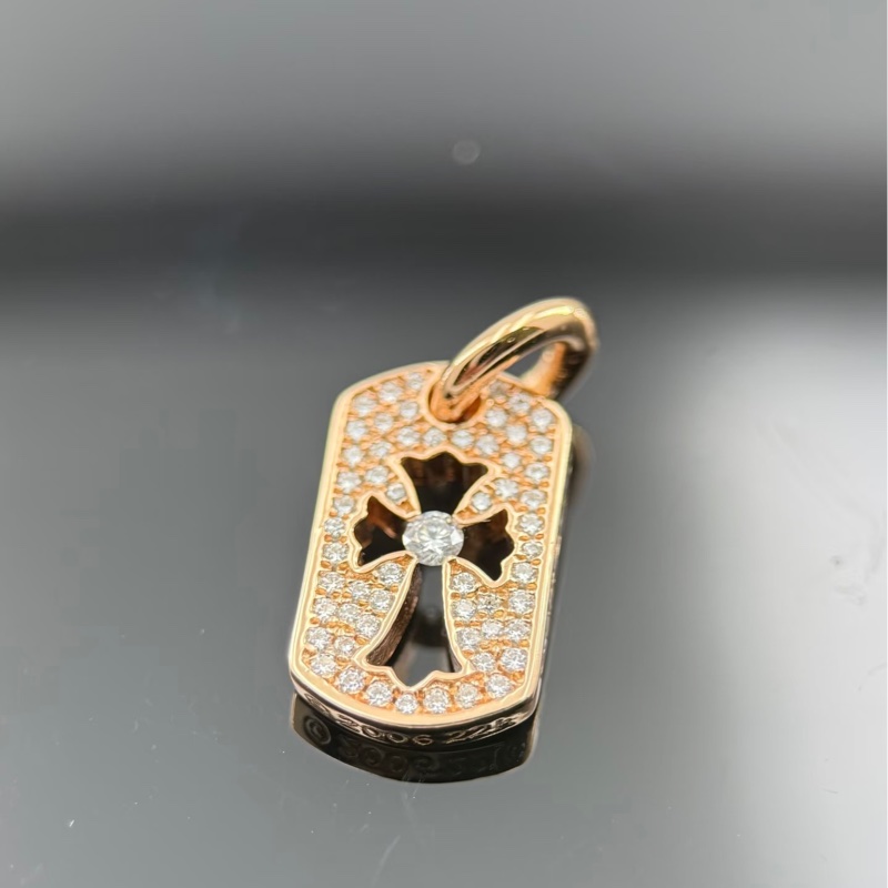 Chrome hearts 22K白鑽迴紋針-0