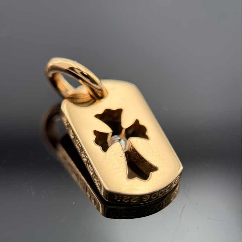 Chrome hearts 22K白鑽迴紋針-6