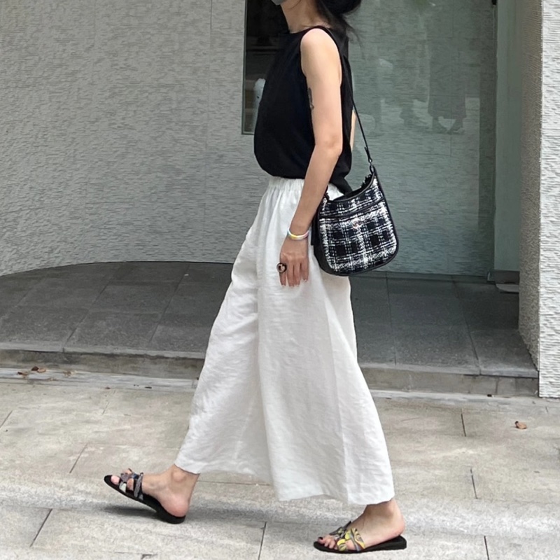 【屬於香奈兒的evelyne🤣毛呢款超罕見🥹】Chanel 香奈兒毛呢 2way Hobo 斜背包-9
