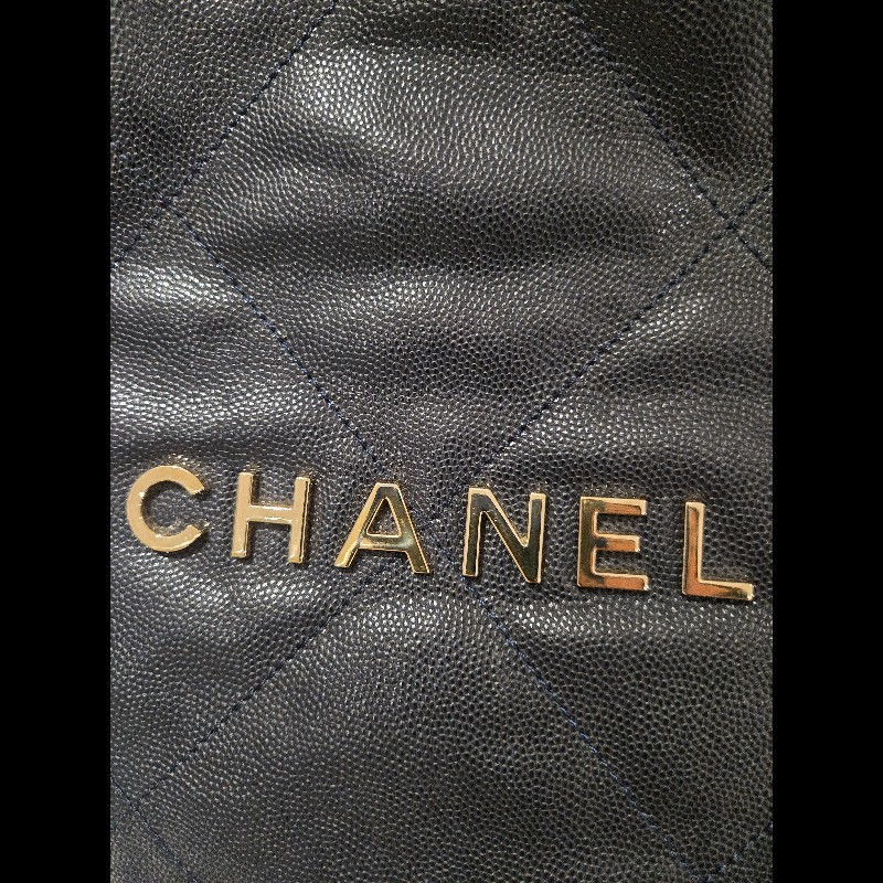 Chanel 香奈兒 22 bag 經典荔枝紋牛皮束口後背包 / 雙肩包-12