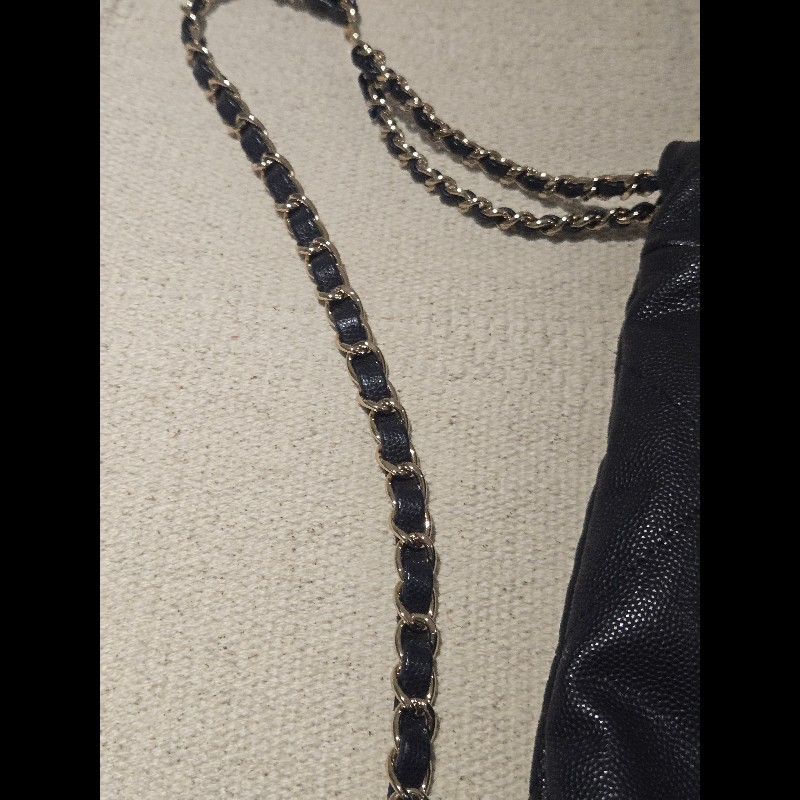 Chanel 香奈兒 22 bag 經典荔枝紋牛皮束口後背包 / 雙肩包-16