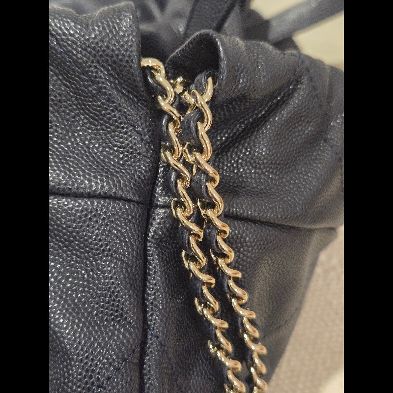 Chanel 香奈兒 22 bag 經典荔枝紋牛皮束口後背包 / 雙肩包-19