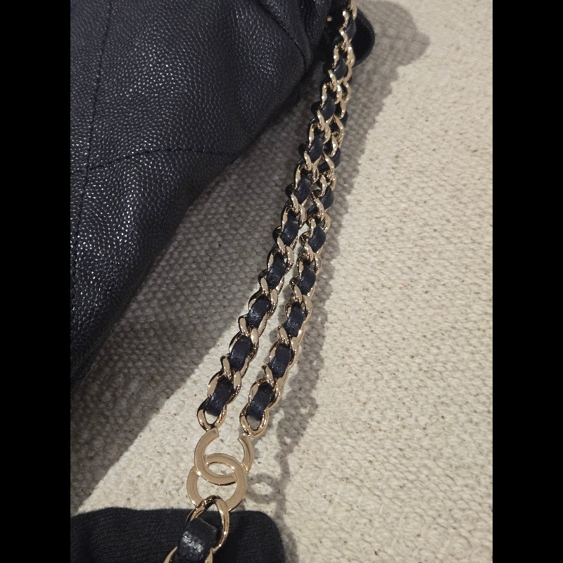 Chanel 香奈兒 22 bag 經典荔枝紋牛皮束口後背包 / 雙肩包-21