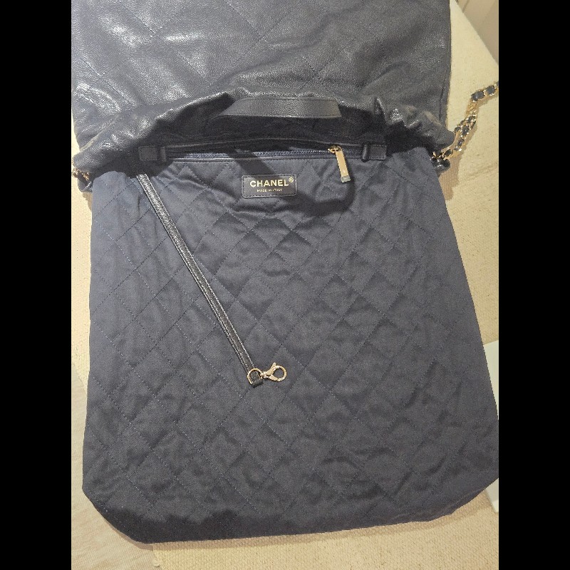 Chanel 香奈兒 22 bag 經典荔枝紋牛皮束口後背包 / 雙肩包-33