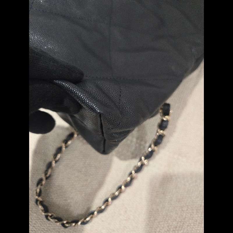 Chanel 香奈兒 22 bag 經典荔枝紋牛皮束口後背包 / 雙肩包-36