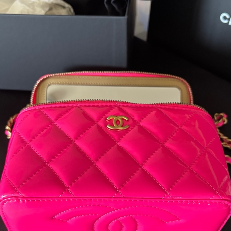 CHANEL 金球長盒子(內附鏡子)-3