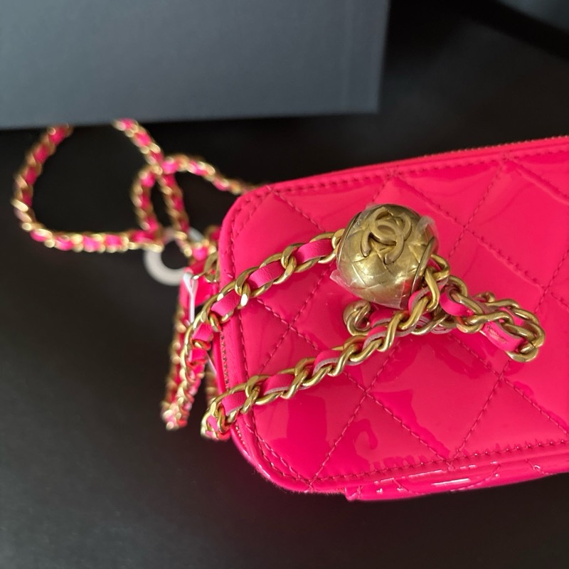 CHANEL 金球長盒子(內附鏡子)-6