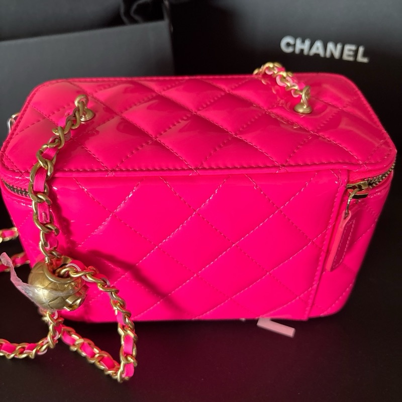 CHANEL 金球長盒子(內附鏡子)-8