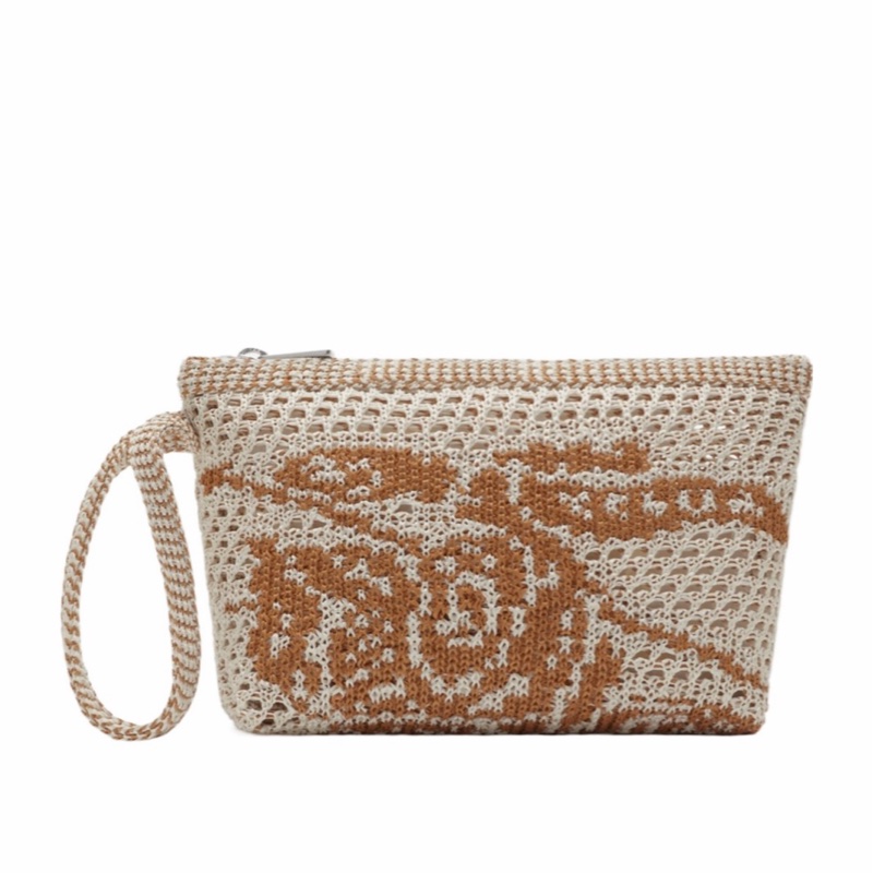Burberry 女士 EKD 鈎針編織手拿包均碼碼23.5cm*9cm*14.5cm-4