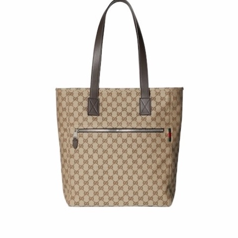 Gucci 男士 GG帆布中號托特包均碼碼中號、32cm*12cm*36cm