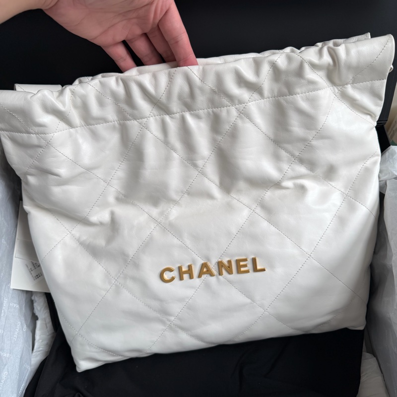 可以分期⭐️ 22bag 白金 中號-0