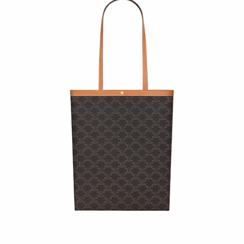 Celine 女士 FLAT SHOPPER標誌印花中號手袋均碼碼中號、28cm*33cm-0