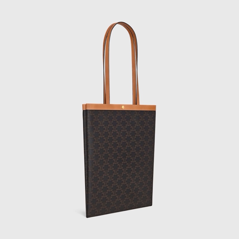 Celine 女士 FLAT SHOPPER標誌印花中號手袋均碼碼中號、28cm*33cm-2
