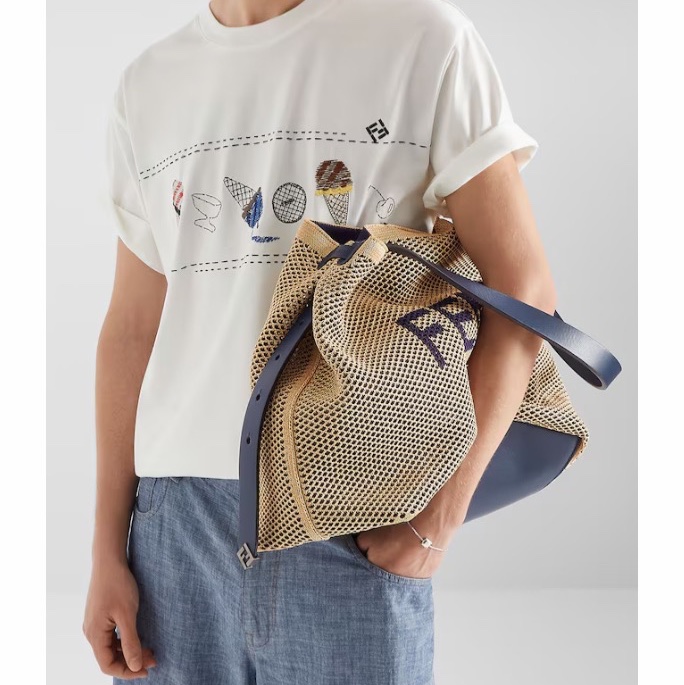 Fendi 男士 Hobo Soft大號手袋均碼碼大號、44cm*20cm*30cm-4