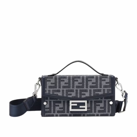 Fendi 男士 Baguette Soft Trunk提花單肩包均碼碼21.5cm*6.5cm*13cm