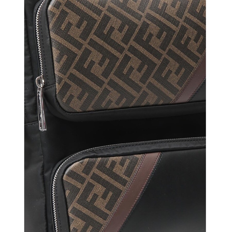 Fendi 男士 徽標印花雙肩包均碼碼38cm*12cm*50cm-1
