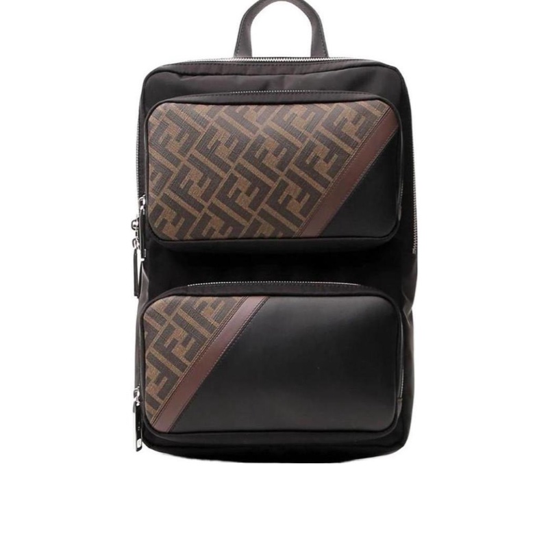 Fendi 男士 徽標印花雙肩包均碼碼38cm*12cm*50cm-3