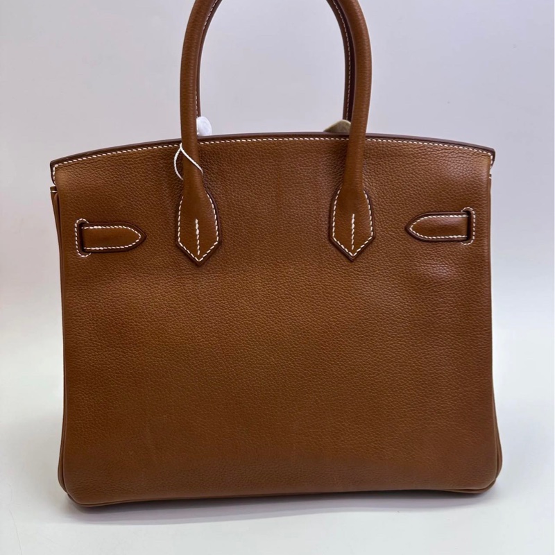 Hermès Birkin 30 Birkin Barenia Faubourg Leather with Gold Hardware U Stamp-1