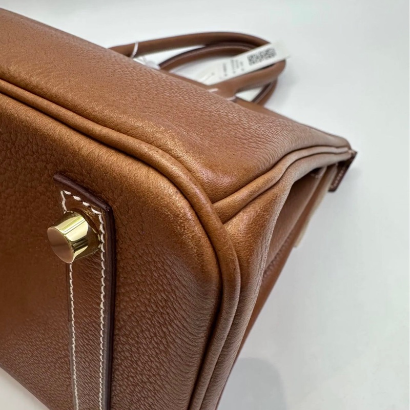 Hermès Birkin 30 Birkin Barenia Faubourg Leather with Gold Hardware U Stamp-7