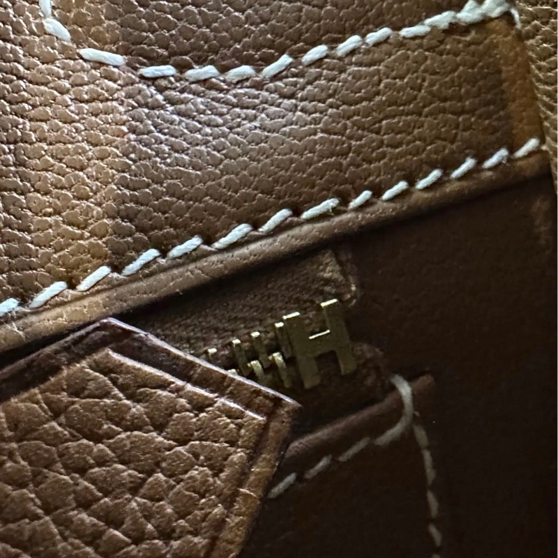 Hermès Birkin 30 Birkin Barenia Faubourg Leather with Gold Hardware U Stamp-16