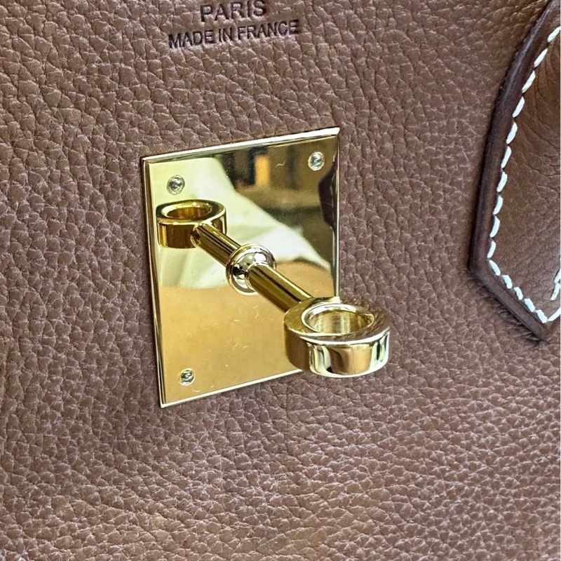 Hermès Birkin 30 Birkin Barenia Faubourg Leather with Gold Hardware U Stamp-18