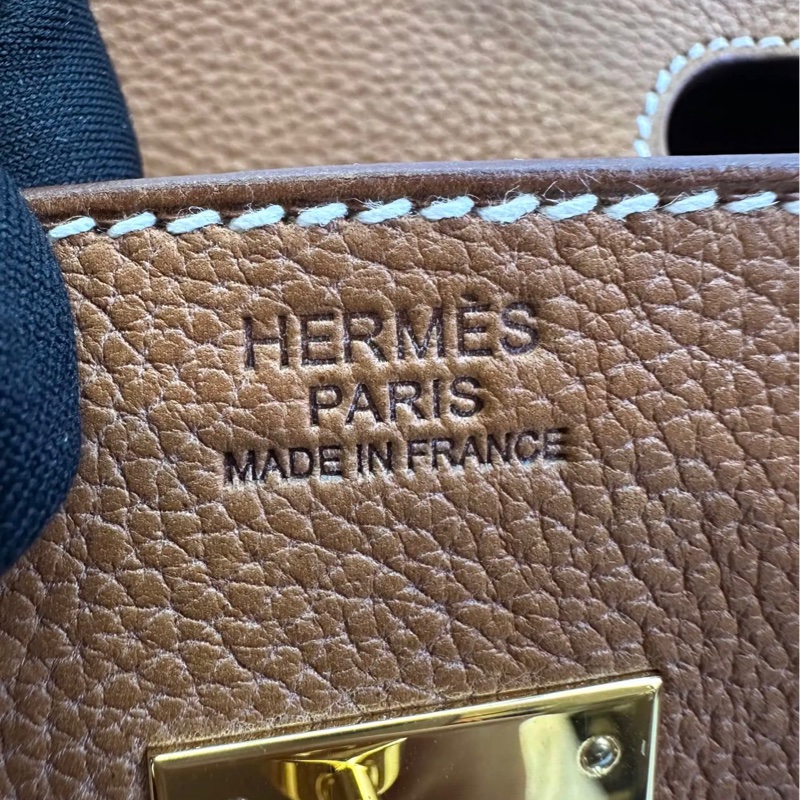 Hermès Birkin 30 Birkin Barenia Faubourg Leather with Gold Hardware U Stamp-21
