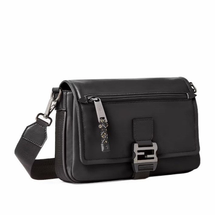 Fendi 男士 Flux 斜挎包均碼碼27cm*6.5cm*16cm-5
