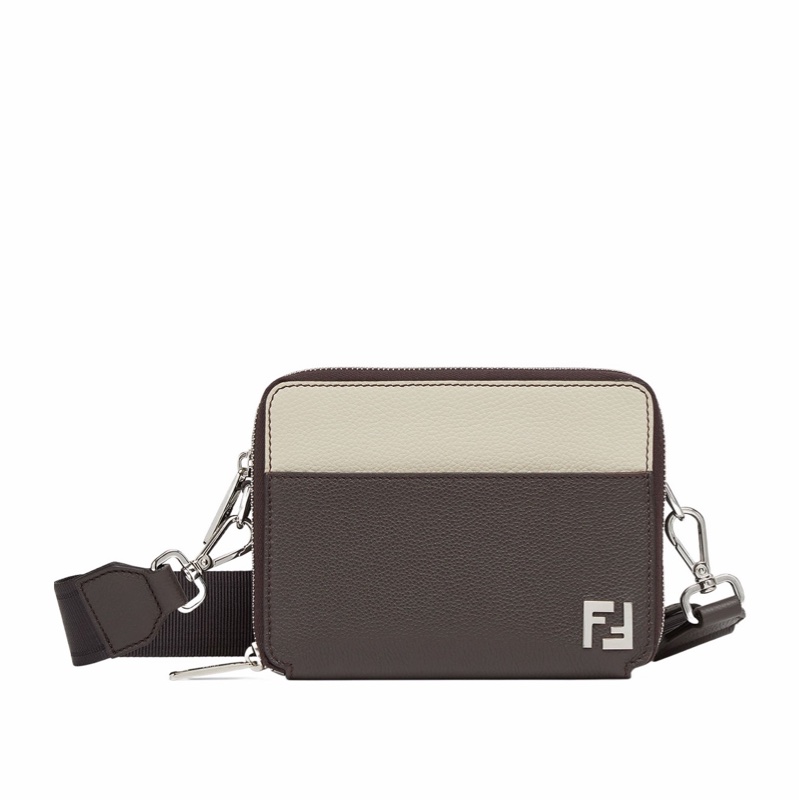 Fendi 男士 方形 FF 相機包均碼碼17.5cm*6.5cm*14cm-1