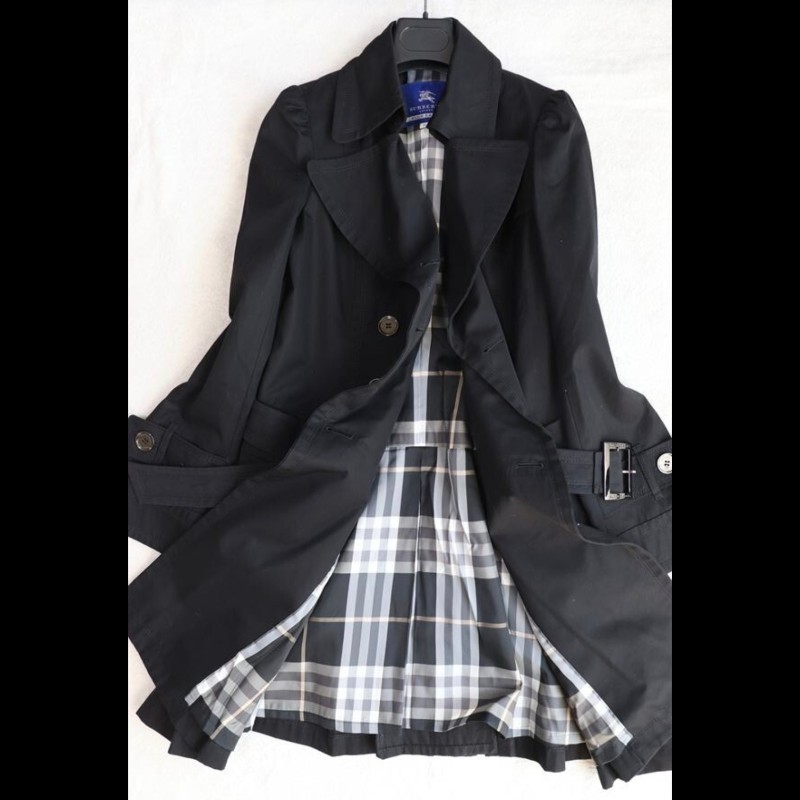 極美品/36碼(S號)/Burberry 時尚女神風衣-1