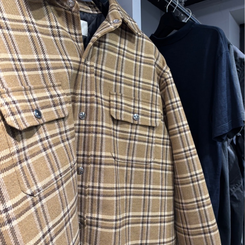 Justin Bieber著用🌟Celine 羊毛格紋襯衫外套|Classic Trend CT精品|台北東區實體-2