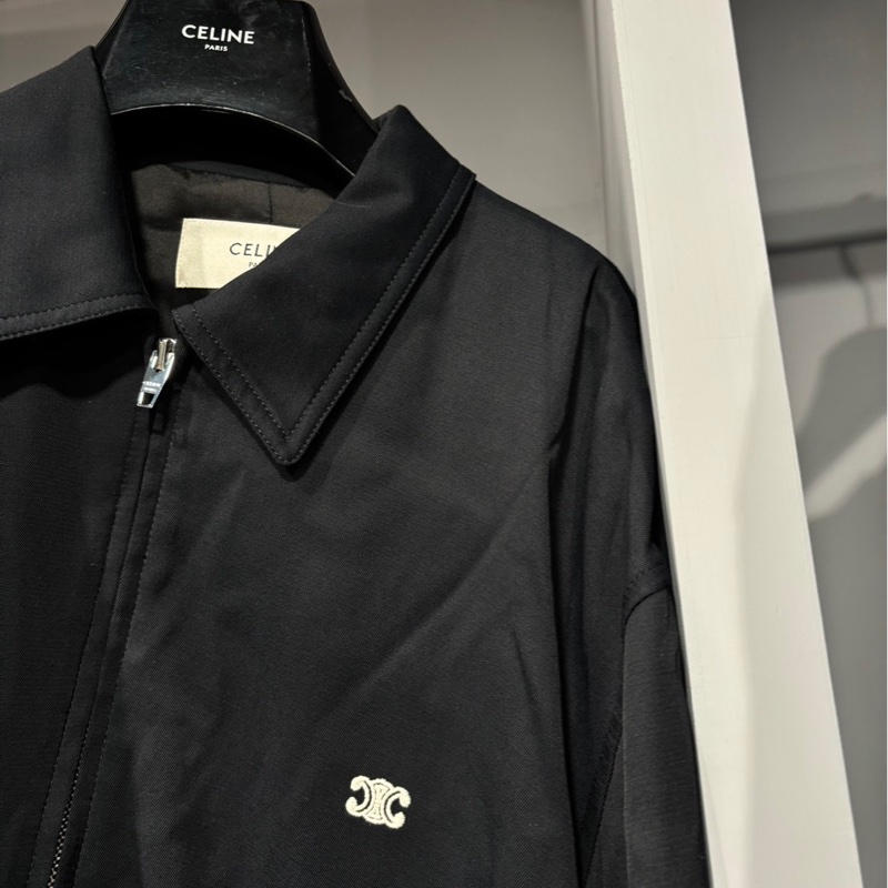 專櫃10萬2折多出🌟Celine 羊毛混紡Harrington哈靈頓外套|Classic Trend CT精品|台北東區實體-9