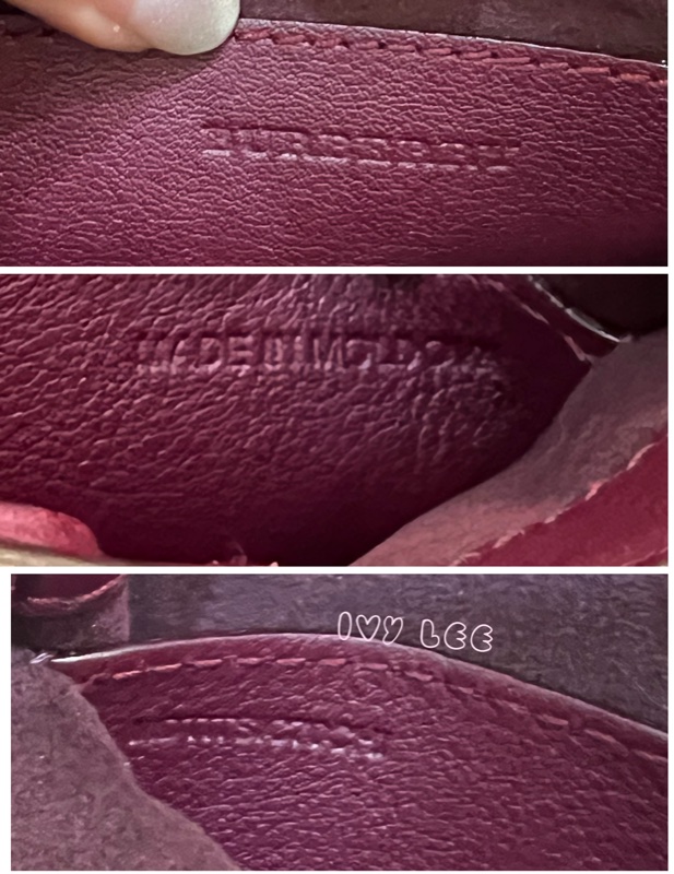 BURBERRY 紅麂皮水桶包 流蘇線條造型 金鍊條 斜背包 肩背包 正品 二手精品-14