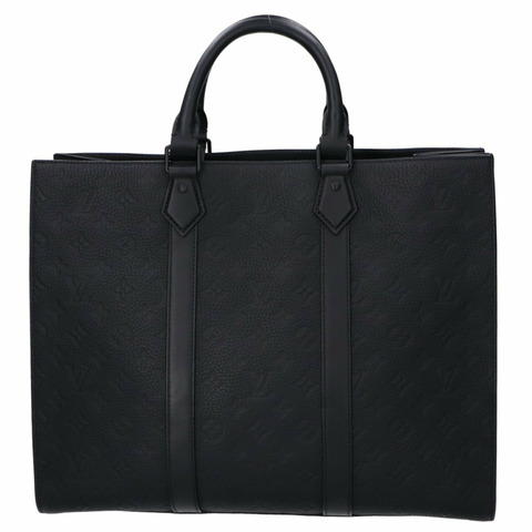 路易威登 (LOUIS VUITTON) 男士黑色 Taurillon 皮革手提包，成色極佳