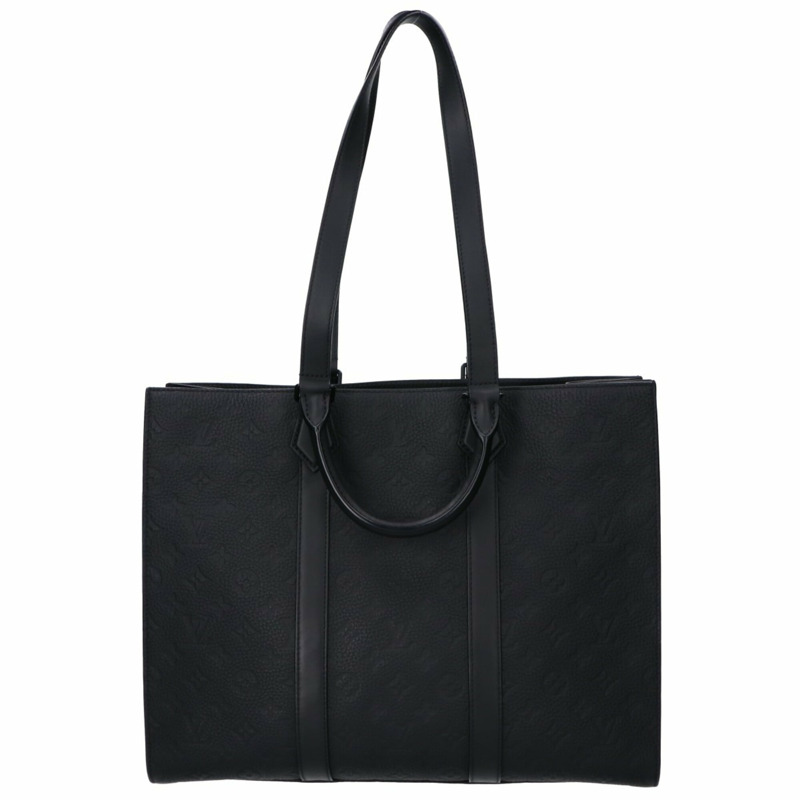 路易威登 (LOUIS VUITTON) 男士黑色 Taurillon 皮革手提包,成色極佳-1