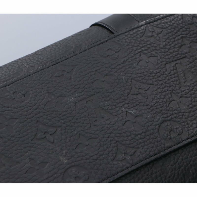 路易威登 (LOUIS VUITTON) 男士黑色 Taurillon 皮革手提包,成色極佳-7