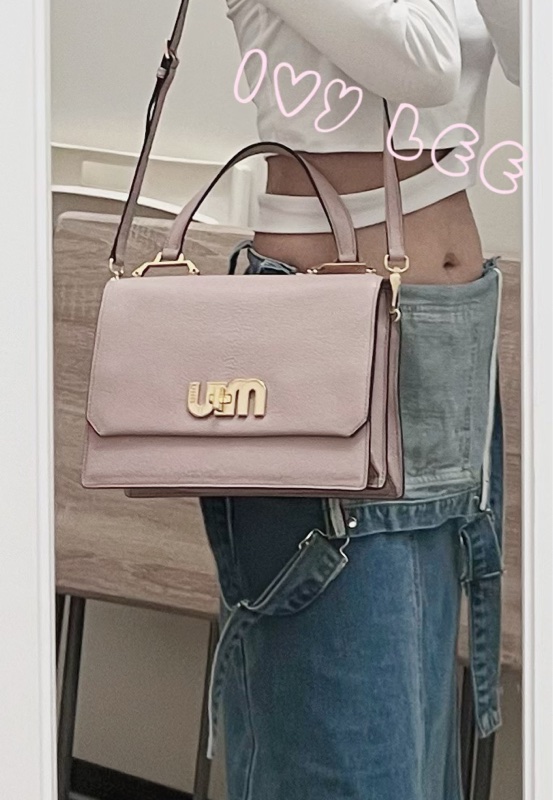 Miu Miu Madras 5BA062 單肩包 斜背包 手提包 粉色 正品 二手精品-2