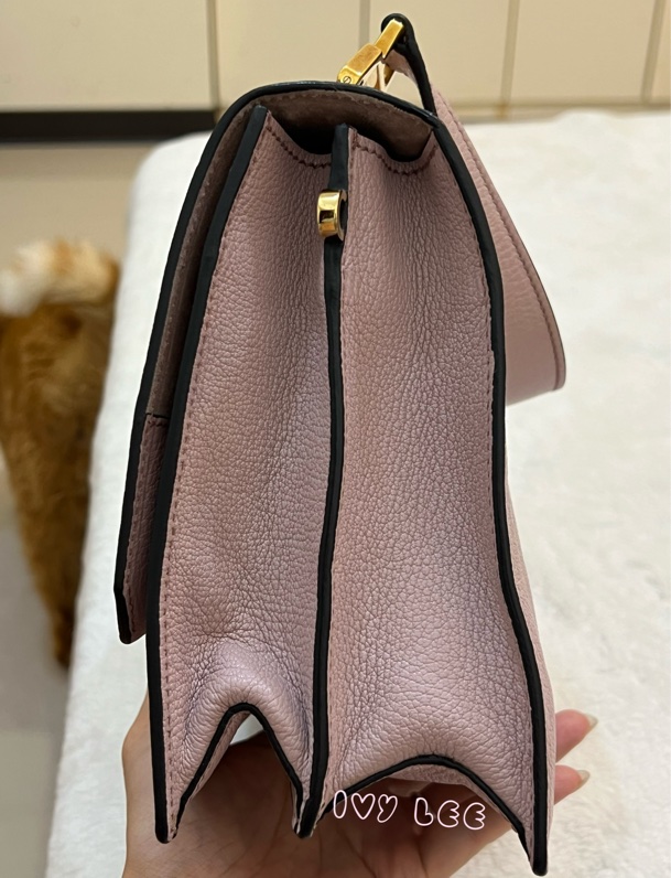 Miu Miu Madras 5BA062 單肩包 斜背包 手提包 粉色 正品 二手精品-4