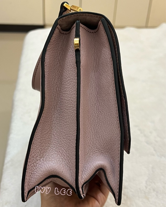 Miu Miu Madras 5BA062 單肩包 斜背包 手提包 粉色 正品 二手精品-5