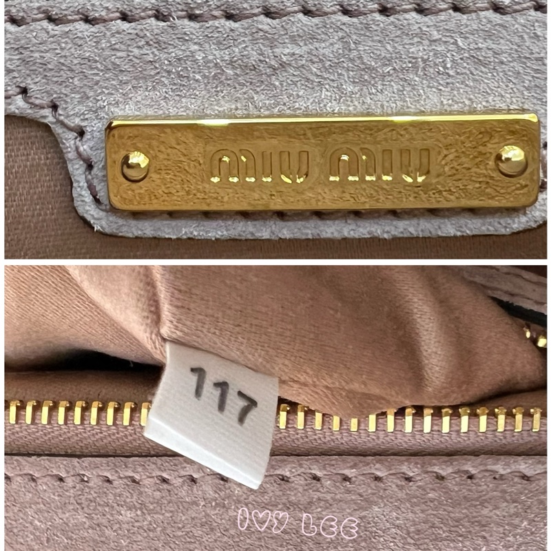 Miu Miu Madras 5BA062 單肩包 斜背包 手提包 粉色 正品 二手精品-20