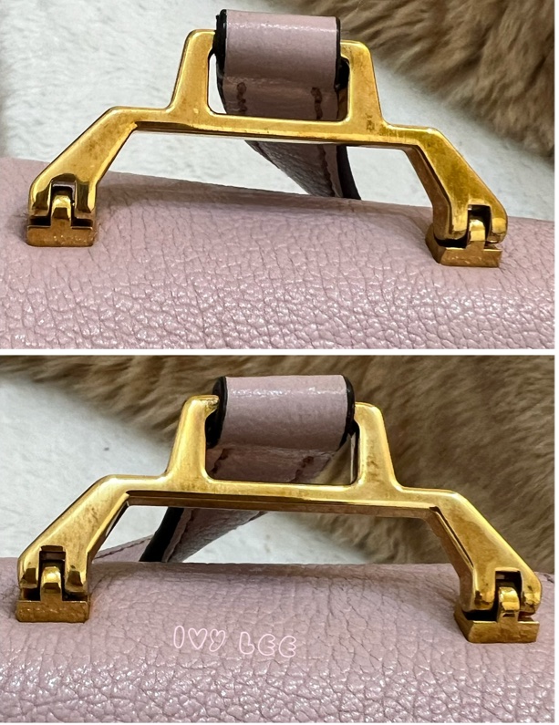 Miu Miu Madras 5BA062 單肩包 斜背包 手提包 粉色 正品 二手精品-24