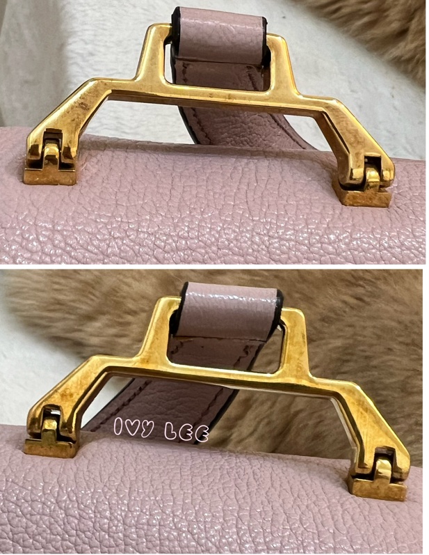 Miu Miu Madras 5BA062 單肩包 斜背包 手提包 粉色 正品 二手精品-25