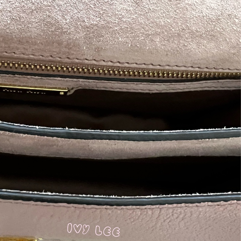 Miu Miu Madras 5BA062 單肩包 斜背包 手提包 粉色 正品 二手精品-30