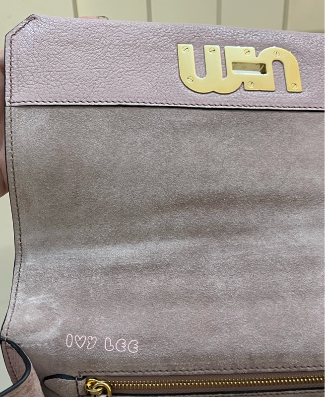 Miu Miu Madras 5BA062 單肩包 斜背包 手提包 粉色 正品 二手精品-33
