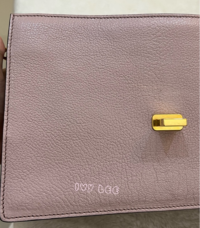 Miu Miu Madras 5BA062 單肩包 斜背包 手提包 粉色 正品 二手精品-34