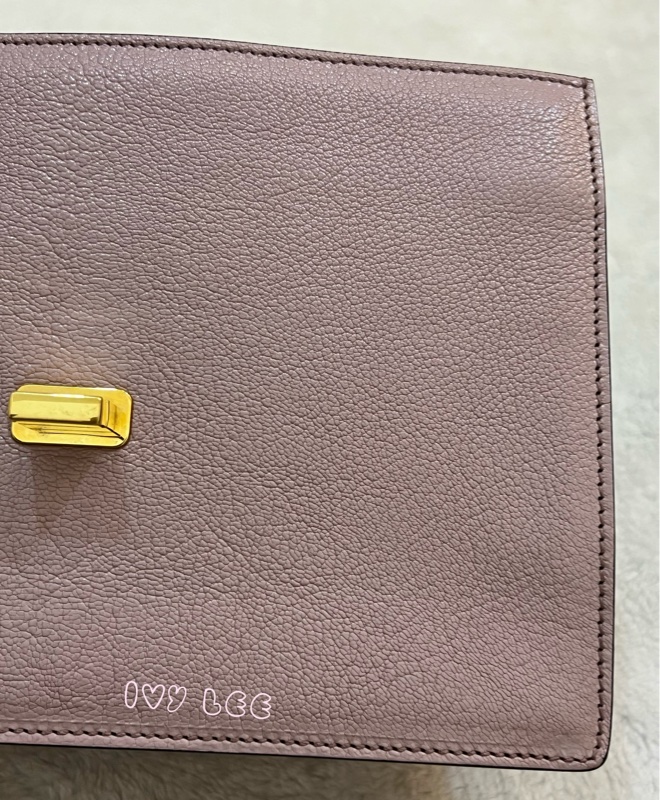 Miu Miu Madras 5BA062 單肩包 斜背包 手提包 粉色 正品 二手精品-35